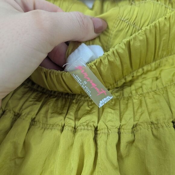 Free People FP Movement pomelo highlighter yellow Way Home athletic shorts - Picture 4 of 7